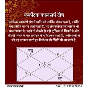 कर्कोटक कालसर्प दोष